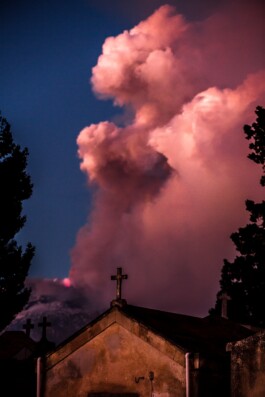 Etna and the cross